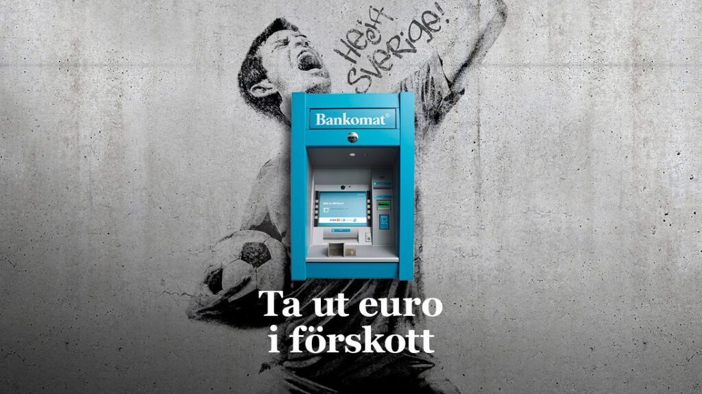 Ta ut euro och annan valuta